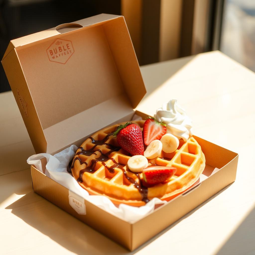 Bubble waffle box